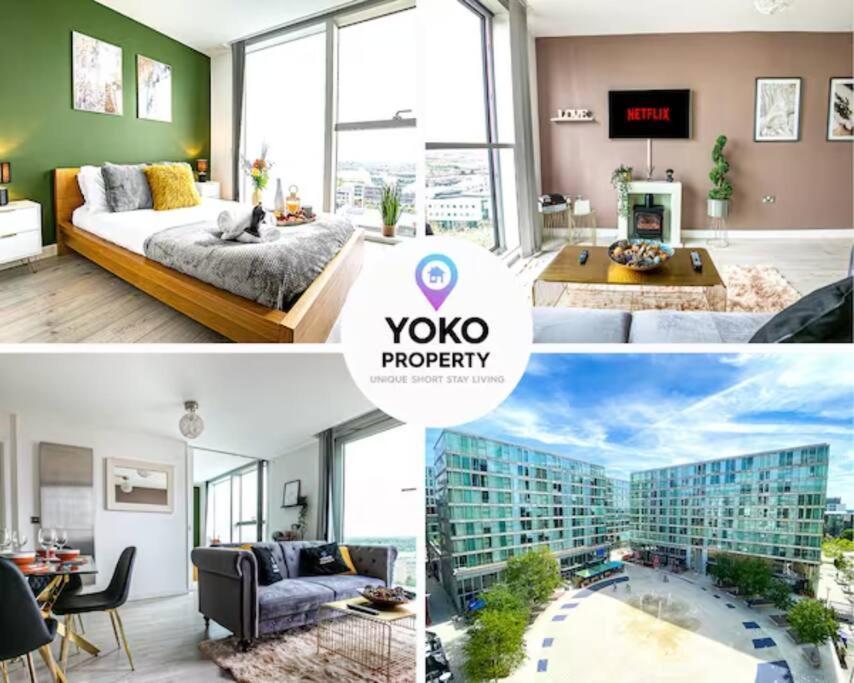 Comfortable City Centre Apartment With Free Parking, Fast Wifi & Smart Tv With Xbox And Netflix By Yoko Property Milton Keynes Exterior photo